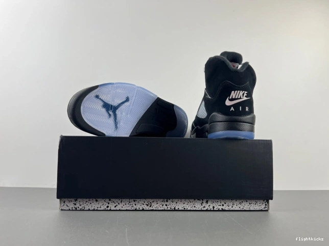 5 Air HF3975-001 Reimagined Metallic Black Jordan 0804